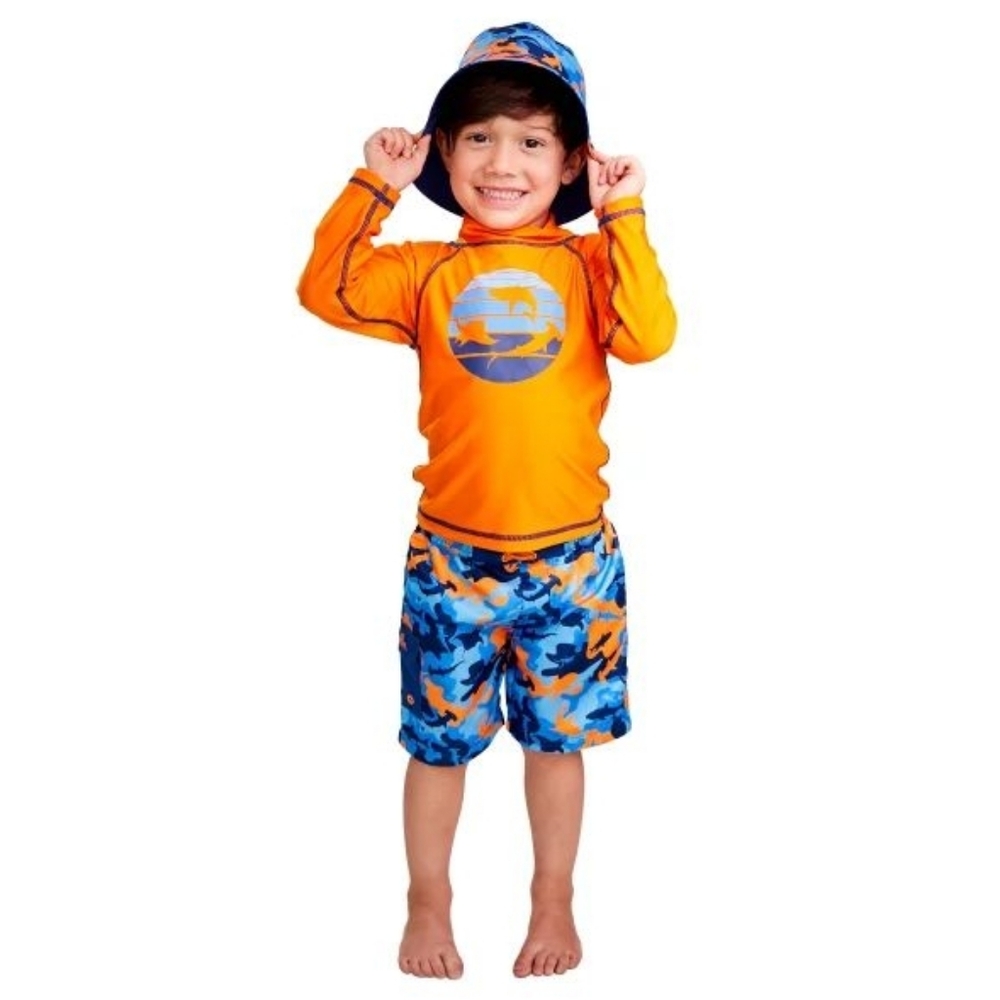 UV SKINZ Boys 3 Piece Swim Set with UPF 50+ Sun Protection Size 5